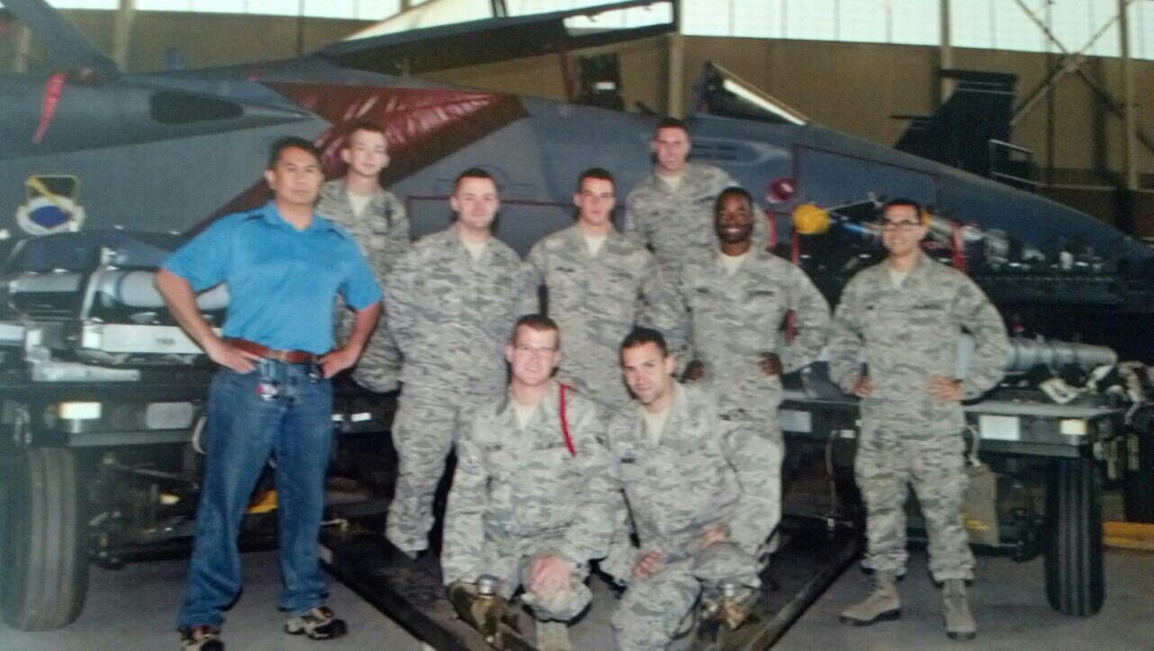 Clayton Breland in Air Force tech school